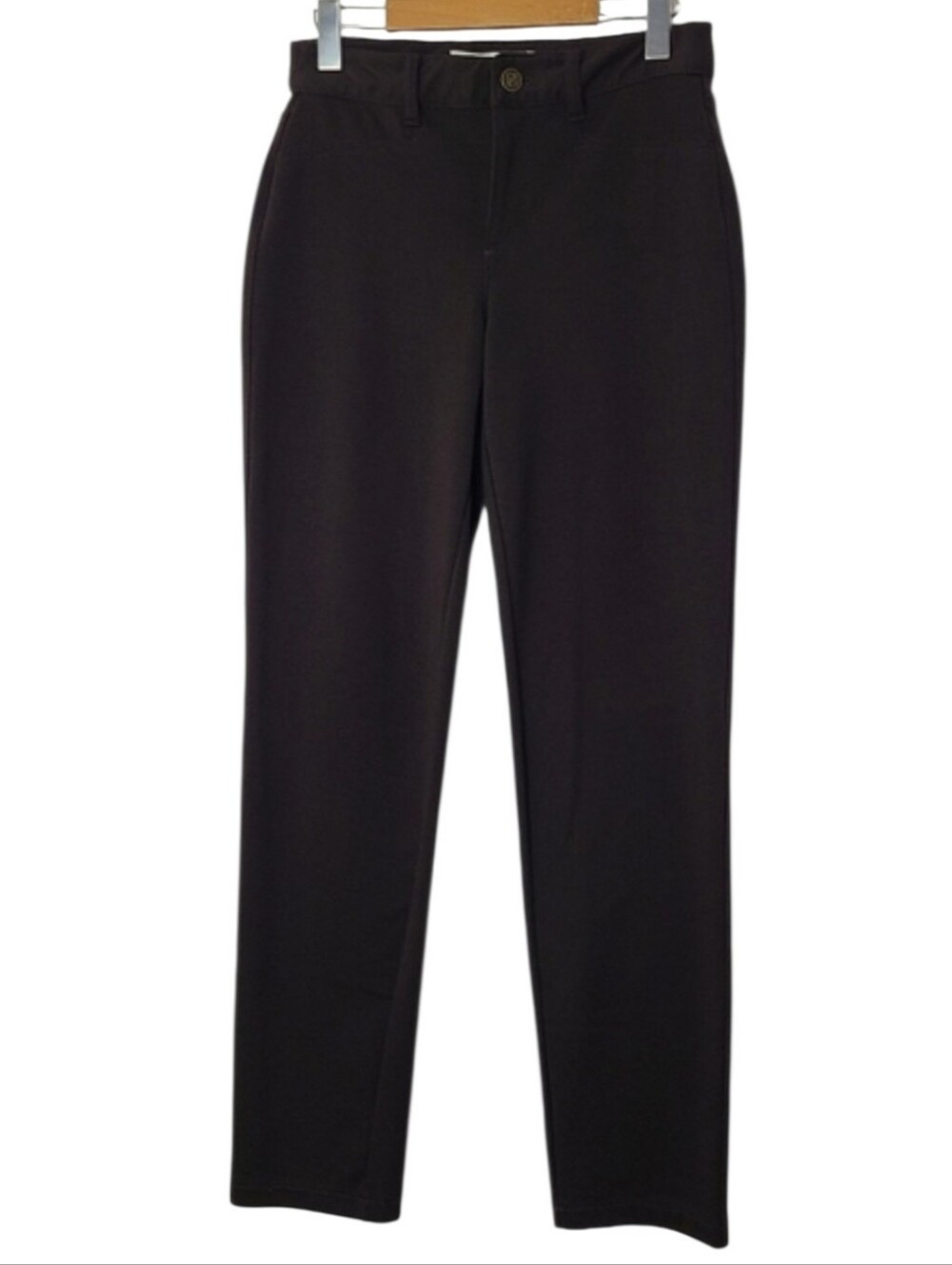 Croft & Barrow Chocolate Brown Midrise Ankle Crop Pants Women’s Size 4